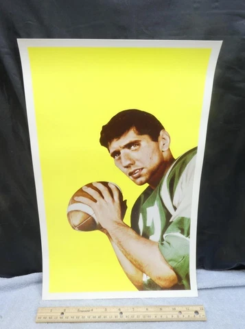 ORIGINAL POSTER Image From 1965 Topps # 122 Joe Namath Rookie NFL Football Card Cover