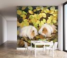 3d Rabbit Leaves N072 Animal Wallpaper Mural Sefl-adhesive Removable Eve 2023
