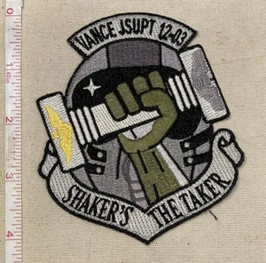 USAF 12-03 JSUPT Class Patch Vance AFB 2000’s Shakers The Taker - Picture 1 of 2