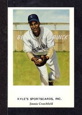 RON LEWIS Jimmie Crutchfield NEGRO LGE UNSIGNED  3-1/2 x 5-1/4 PHOTO POSTCARD #2