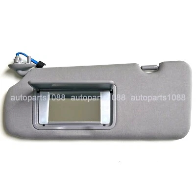 Left Driver Side Sun Visor With Mirror & Light Gray for 2017-2022 Honda CR-V - Image 1 of 4