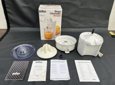 Exprimidor Braun Citromatic Vintage Modelo 4155 PROBADO EN MUY BUEN ESTADO DE FUNCIONAMIENTO COMPLETO Foto 1 de 4