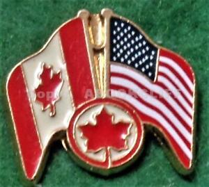 AIR CANADA -CANADA & U.S. FLAGS - AIR ALLIANCE Old Mint