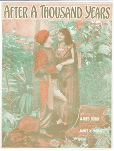 Vitagraph FLORENCE DESHON Sheet Music AFTER A THOUSAND YEARS 1917 Egyptian Song - Picture 1 of 4