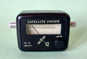 STRUMENTO PUNTATORE RIVELATORE MISURATORE SEGNALE PARABOLA SATELLITE SAT FINDER - Foto 1 di 3