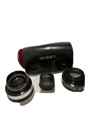 Vintage Holmar VI Camera Auxiliary Lens Set Series VI Telephoto Wide Angle Japan - Image 1 of 4