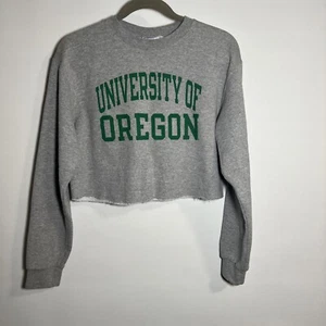 Champion Eco University of Oregon Ducks Crop Top Sweatshirt Youth XL/Adult S? - Picture 1 of 10