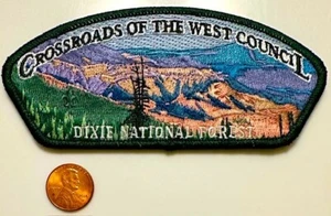 Boy Scout 2021 Crossroads of the West Council Dixie National Forest CSP 250 HECHO - Imagen 1 de 4