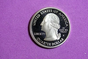 2004 - S PROOF "MICHIGAN" STATEHOOD Washington Quarter! #J25917 - Picture 1 of 2