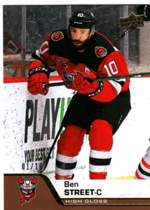 2020-21 Upper Deck AHL Ben Street #1/10 High Gloss #28 SSP - Picture 1 of 1