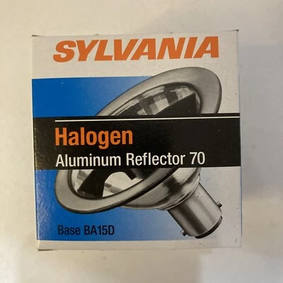 SYLVANIA ALUMINUM REFLECTOR 70 BASE BA15D 50W 12V 50AR70/25/FL 59016 Light Bulb - Image 1 of 4