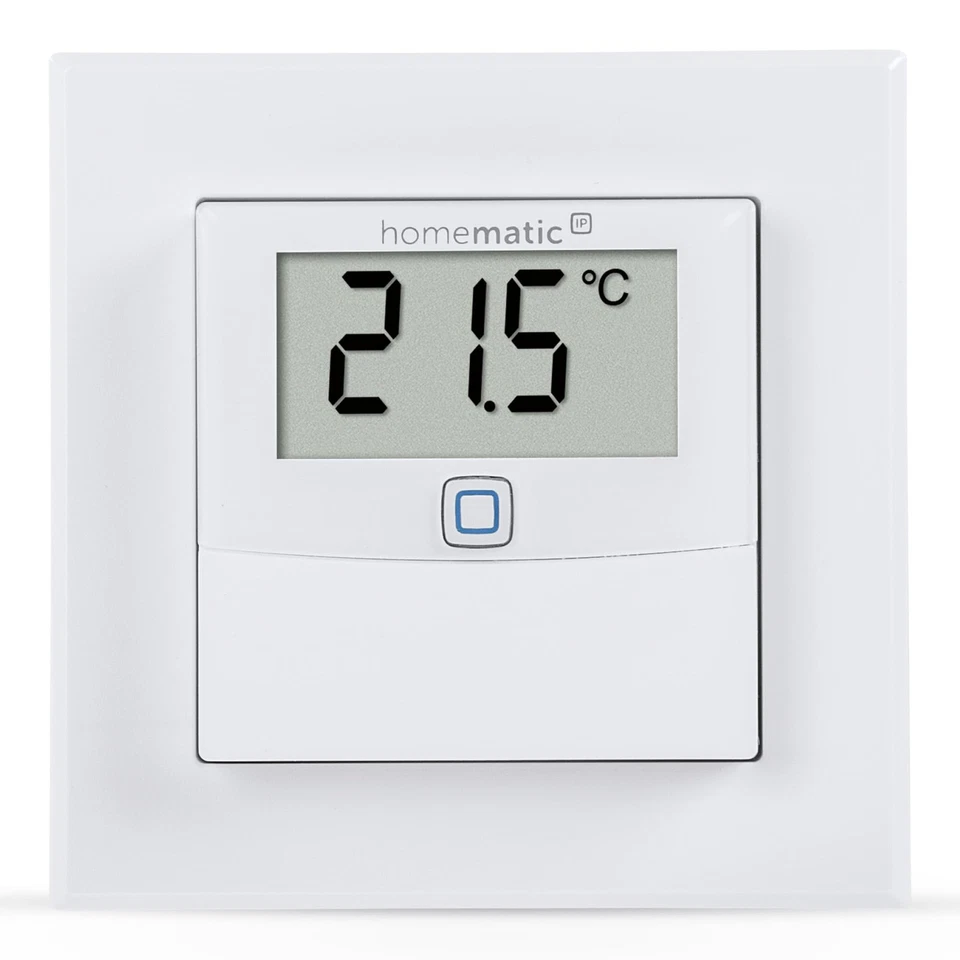 Smart Home Temperatur- und Luftfeuchtigkeitssensor mit Display – innen steuer... - Bild 1 von 4