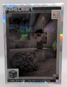 Cobblestone #139 Cubic Foil Parallel Crafting Chronicles 2024 Panini Minecraft - Picture 1 of 2