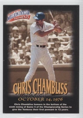 1997-98 Fleer Million Dollar Moments Redemption Back Chris Chambliss #37 - Image 1 of 2