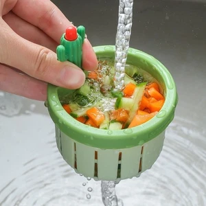 PP Cactus Filter Fine Mesh Sink Stopper Modern Sink Strainer Food Scraps - Picture 1 of 14