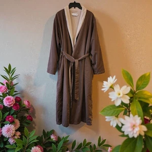 Restaurationsbeschläge Langarm Plüsch Innen Wickel Morgenmantel Größe Small  - Bild 1 von 7