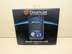 Sega Dreamcast VMU Blue MK-50121 CIB OEM Original Authentic Visual Memory Card - Picture 1 of 2