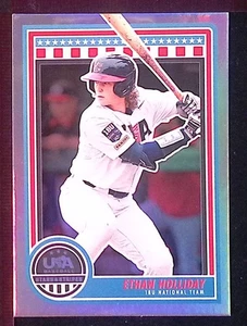 Ethan Holliday 2025 Panini Stars and Stripes USA Baseball Foil #67 - Bild 1 von 2