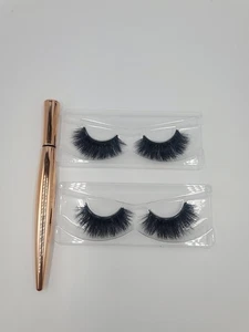2er Pack Luxe Magnetic Full Mink Effect Lashes - Bild 1 von 2