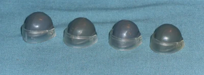 vintage original G.I. GI JOE gijoe HELMET + VISOR LOT x4 parts - Image 1 of 2