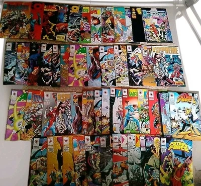 Huge 49x Comic Lot - Bulk Valiant Image Vintage - Good Condition Mixed 90's 🎁 - image 1 of 4