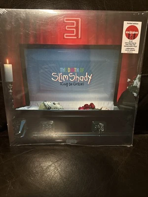Eminem The Death Of Slim Shady (Coup De Grâce) 2-LP Red/Blue Vinyl 2024 NEW - Image 1 of 3