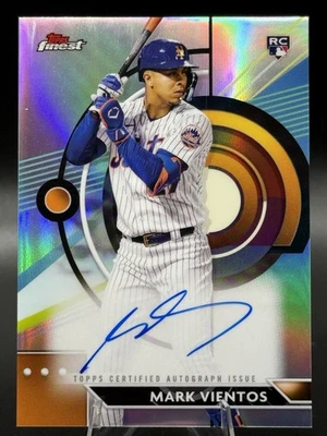 2023 Topps Finest - Finest Autographs Mark Vientos #FA-MVI (AU, RC) - Image 1 of 2