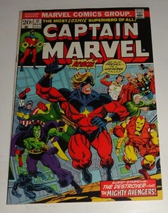 CAPTAIN MARVEL #31 AWESOME AVENGERS DRAX COVER STARLING ART VF/VF+ HIGH GRADE - Picture 1 of 1