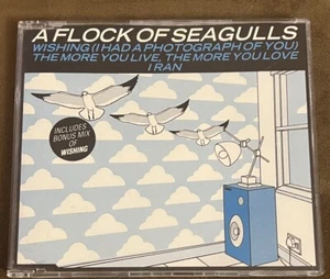 A FLOCK OF SEAGULLS Wishing The More You Live I Ran CD MAXI SINGLE 1990 ZD43916 - Picture 1 of 2