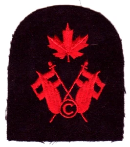 CANADA Royal Canadian Navy RCN Communicator signals signalman sleeve badge - Picture 1 of 1