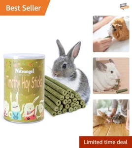 20pcs Timothy Hay Sticks - Nutritious Chews for Rabbits & Guinea Pigs - Picture 1 of 7