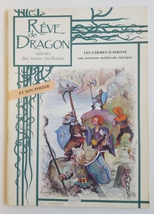 REVE DE DRAGON #3 MIROIRS DES TERRES MEDIANES 1986 WITH POSTER FRENCH RPG RARE - Picture 1 of 4