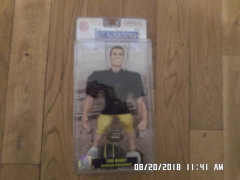 Tom Brady - Gladiators of the Gridiron. Action Figure Michigan uniform Cover