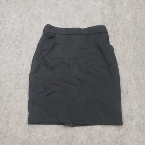 J Crew Skirt Womens 4 Black Mini Short Stretch Pockets Career Office Ladies - Picture 1 of 9