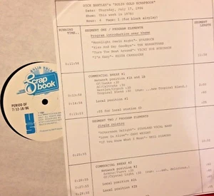 RADIO SHOW THIS WK 76 7/17/86: KEITH CARRADINE, STARBUCK,ENGLAND DAN,ANDREA TRUE - Picture 1 of 2