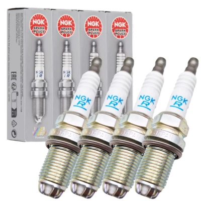 4x NGK 3199 BKR6EQUP Zündkerze Für BMW 3ER E36 M42 M43 E46 316 318 MINI R50 R52 - Image 1 of 4