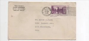 United States cover 750a Portland Oregon to East Cleveland OH - Picture 1 of 2