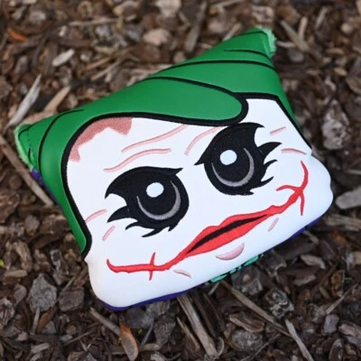 New LEGO Minifigure Joker Inspired Mallet Putter Headcover Fit Taylormade Spider