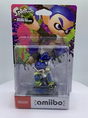 Nintendo Amiibo collezione splatoon ragazzo inchiostro blu *acquista 3 ricevi £5 di sconto*