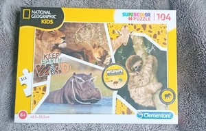 jigsaw puzzle kids wildlife animal National geographics 104 Piece Adventurer - Picture 1 of 4