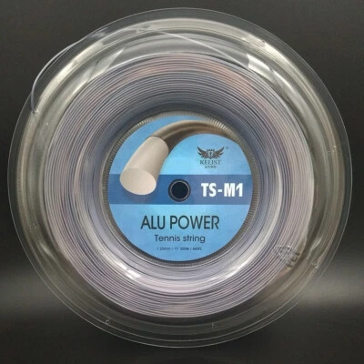 KELIST Big Banger Alu Power tennis string Durable power no priting brand string --grey