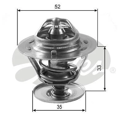 Thermostat Gates TH12588G1 for FORD Transit VE,VF,VG 1994-2000 5L Diesel - Image 1 of 3