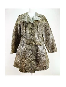 VTG 1960s FAUX SNAKESKIN SNAKE JACKET MOD COAT COUNTRY WESTERN PUNK ROCK HIPPIE - Picture 1 of 20