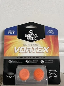 KontrolFreek PS4 Performance Thumbsticks Thumb Grips FPS FREEK VORTEX Orange - Picture 1 of 2