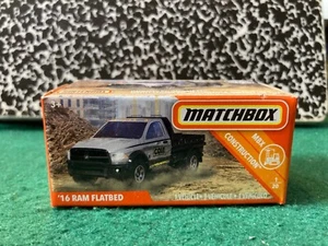MATCHBOX POWER GRABS #24 '16 Dodge Ram Flatbed Truck, 2019 issue A2 - Picture 1 of 4