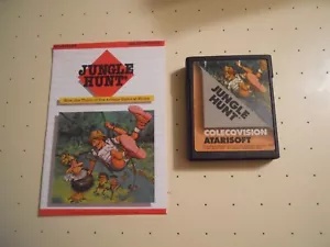 Jungle Hunt by AtariSoft (ColecoVision, 1983) Cartridge w/Manual - Tested/Works - Picture 1 of 8