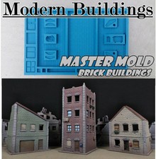Scenery Forge BRICK BUILDINGS mold Warhammer 40k Bolt action Infinity