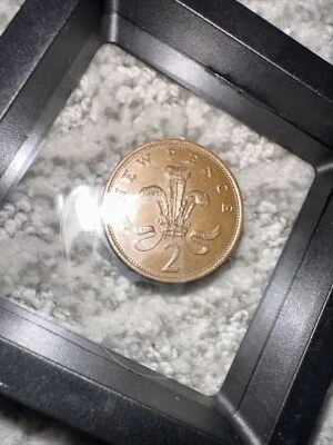Moneda de 2 peniques nueva reina Isabel II británica 1980 excelente estado Foto 1 de 3