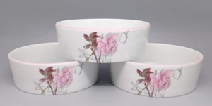 Block Spal Water Colors Western Rose Rosa Rand Weiß Müslischale 3er Set - Bild 1 von 7