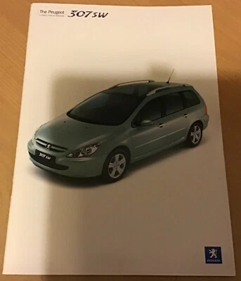 Peugeot 307 SW Range Brochure May 2003 Ref MCP 2102r - Image 1 of 4